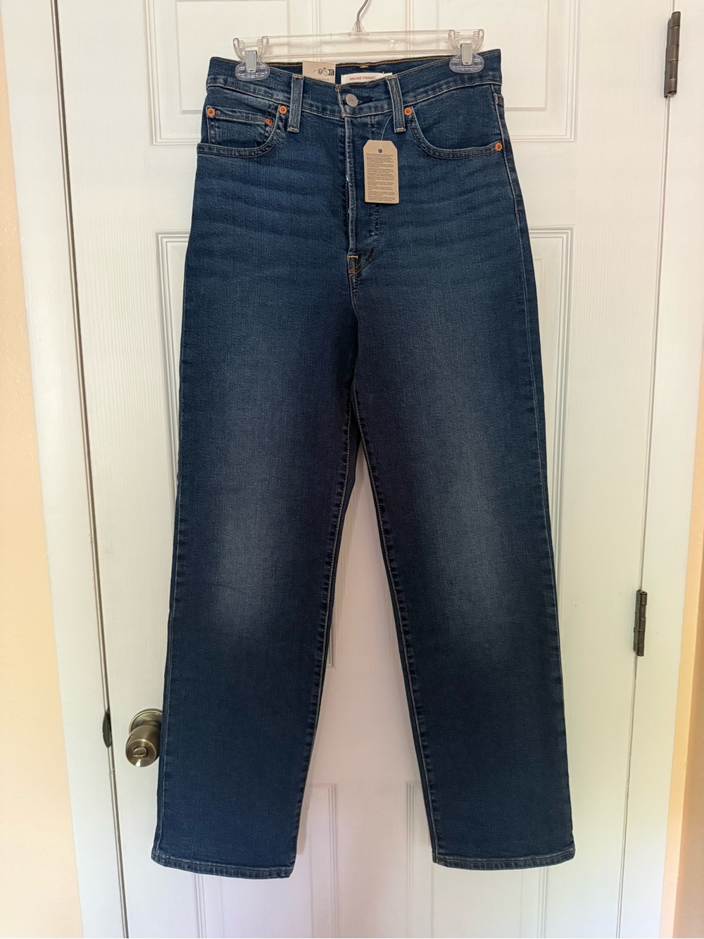 Levi's Ribcage Straight Full Length Jeans Sz. 28 x 32